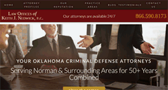 Desktop Screenshot of lawofficesofkeithnedwick.com